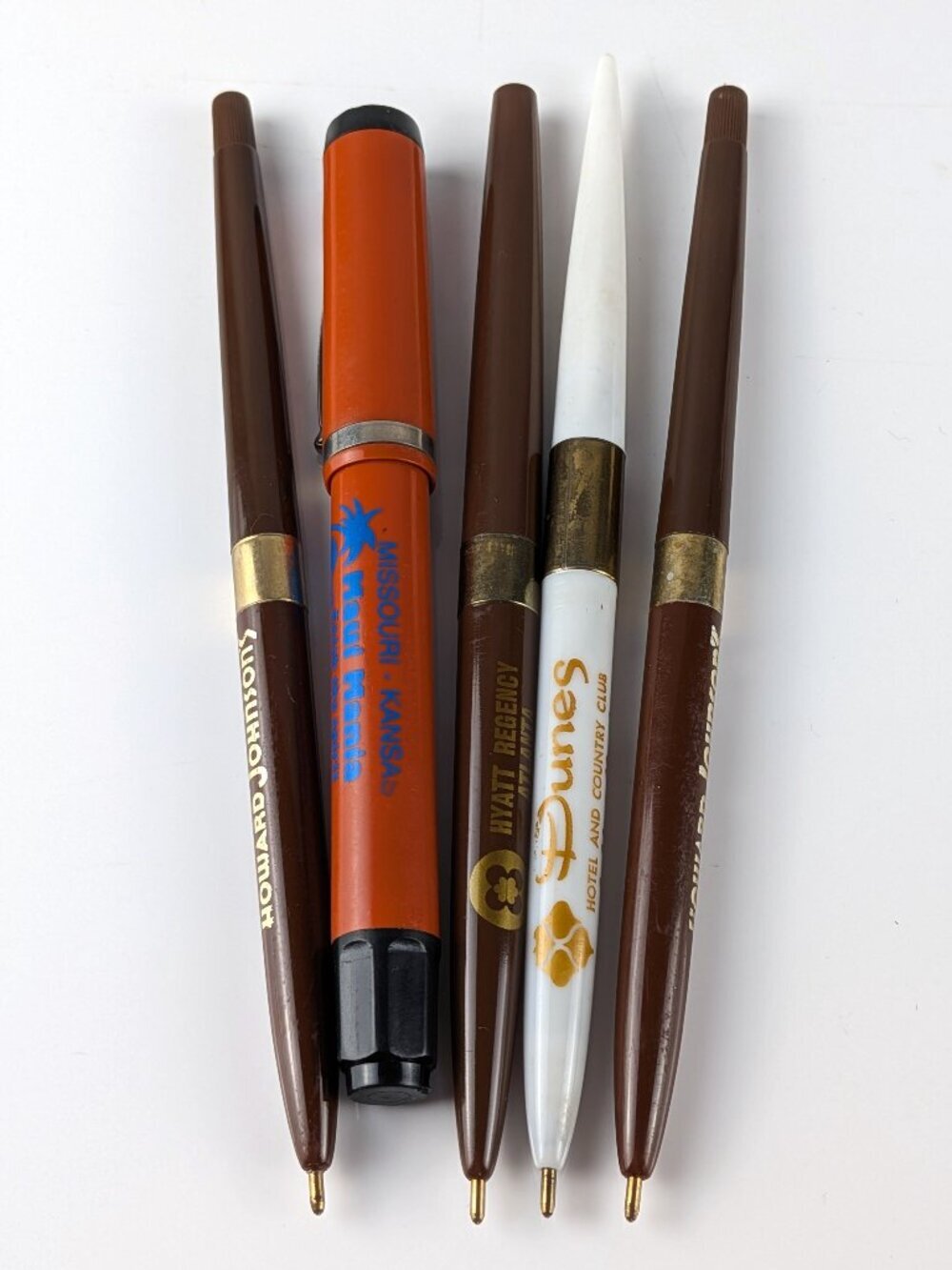 Vintage 60s/70s Hotel Pen Lot